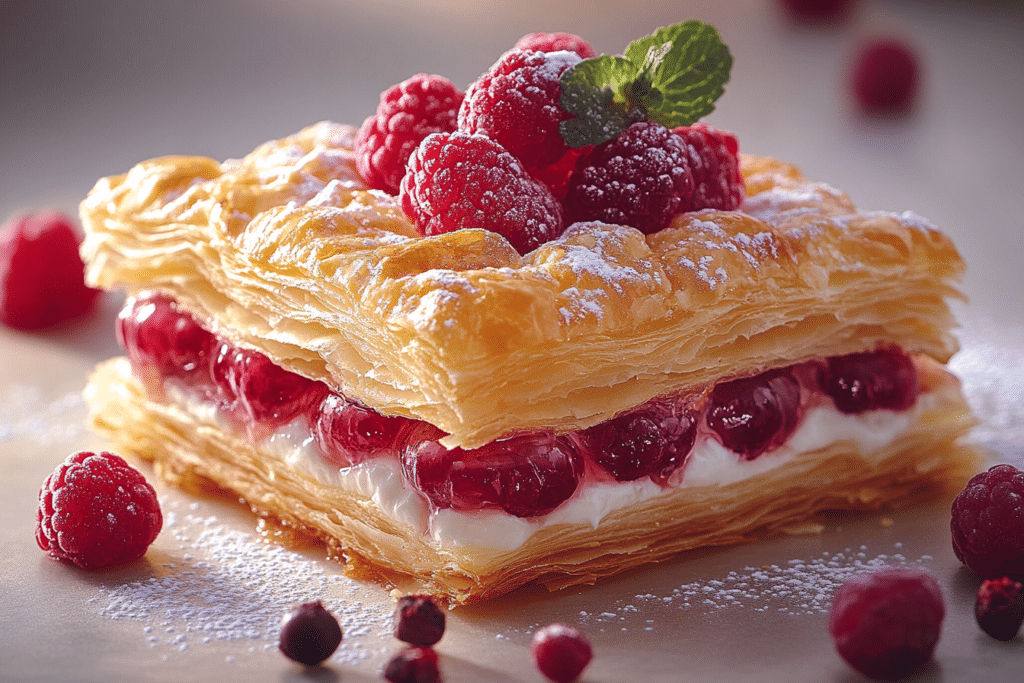 Puff pastry dessert 