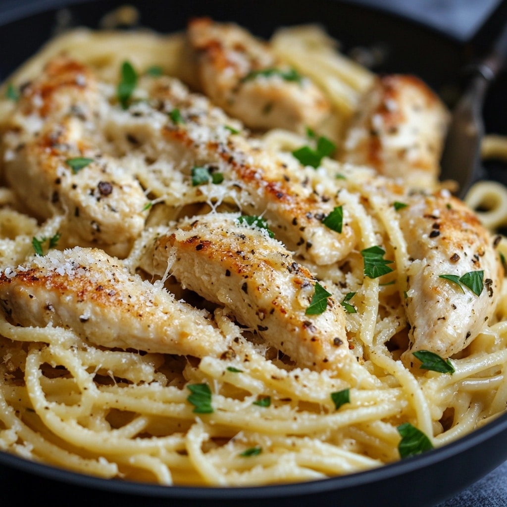 Garlic Parmesan Chicken Pasta