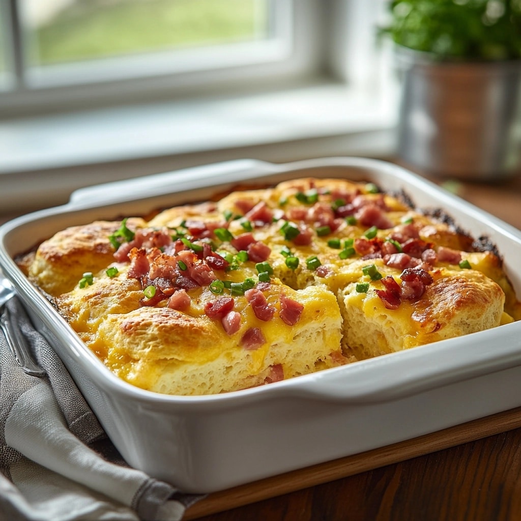 Biscuit Breakfast Casserole